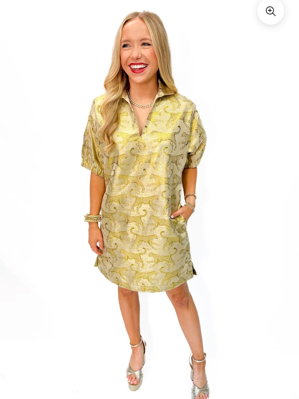 New EMILY MCCARTHY POPPY DRESS - JAGUAR JACQUARD